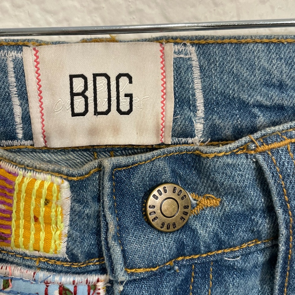 BDG Urban Outfitters Patchwork Jeans Size 24 - Picture 5 of 13